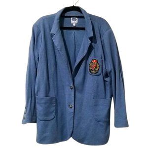 DG2 Diane Dilman Jersey Stretch 2X Blue Blazer
